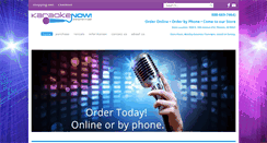 Desktop Screenshot of karaokenow.com