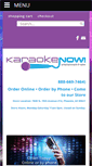 Mobile Screenshot of karaokenow.com